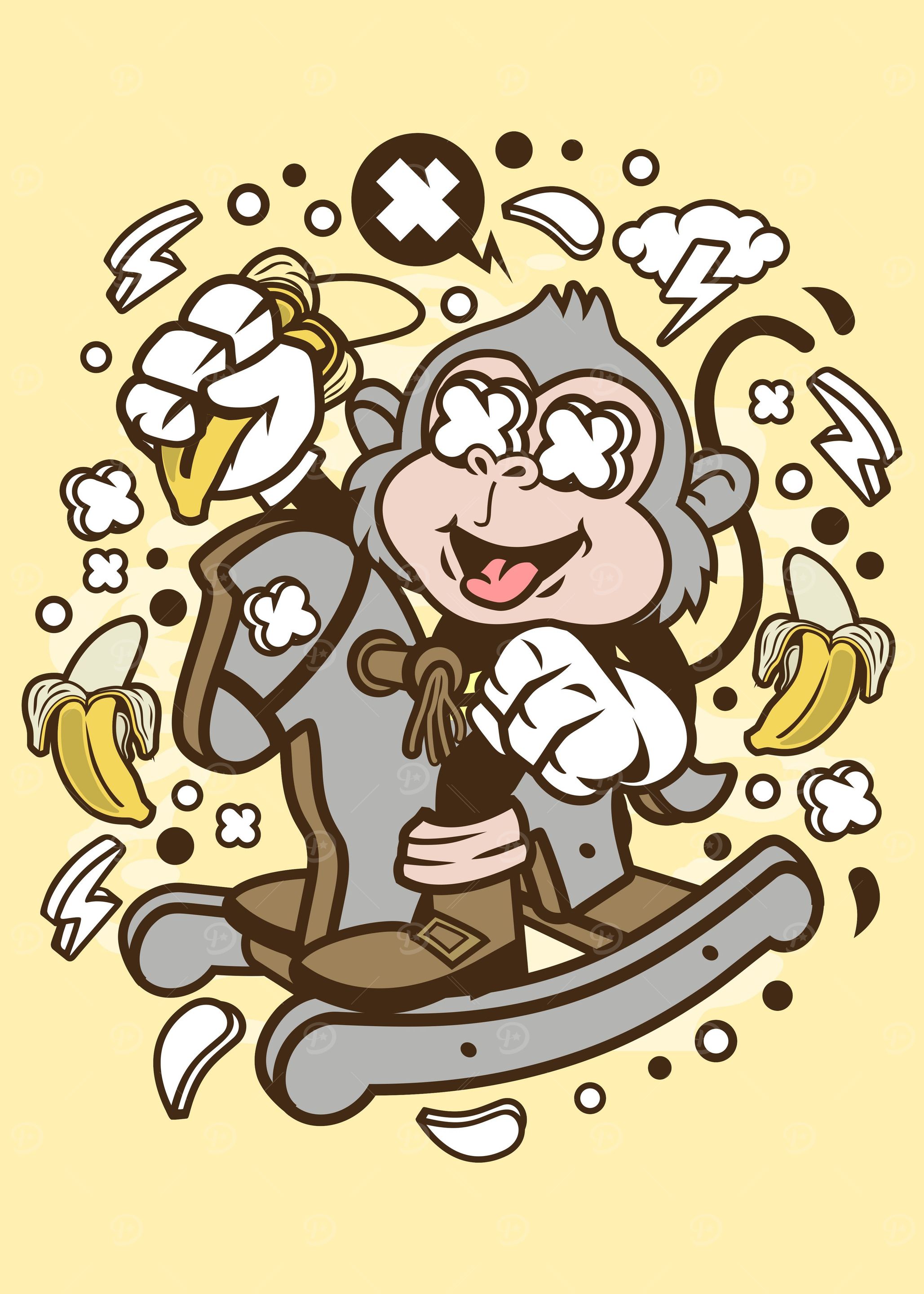 Monkey Rocking Horse