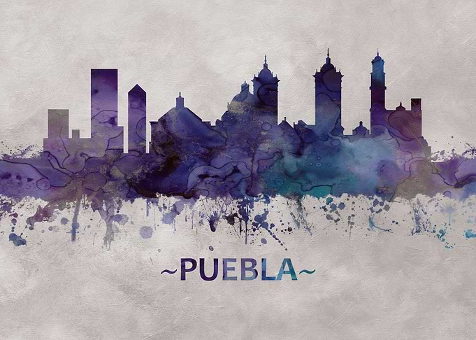 Puebla Mexico skyline