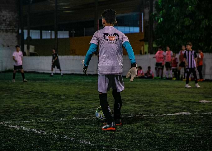 Soccer player in Brazil