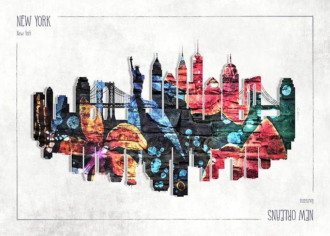 New York + New Orleans