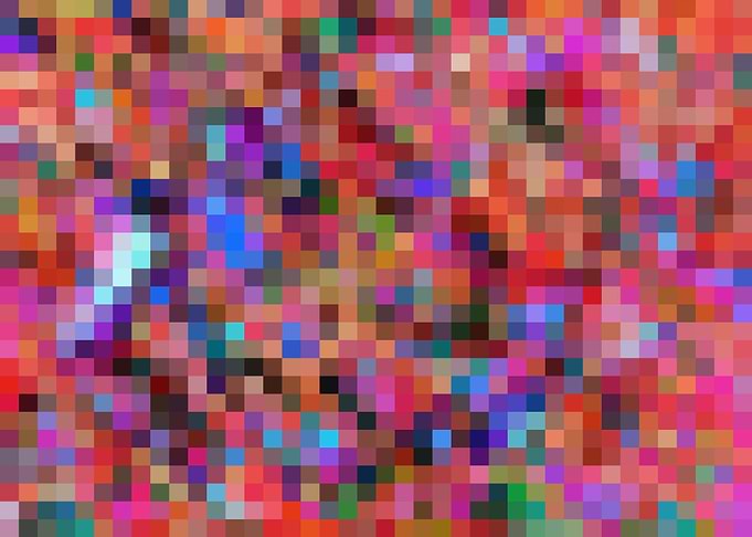 geometric pixel pattern