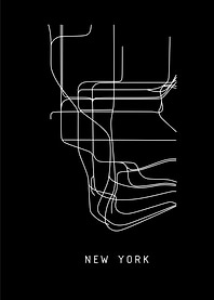 NY subway - black