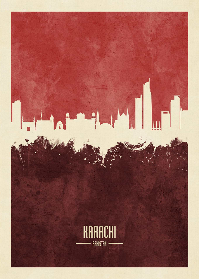 Karachi Pakistan Skyline
