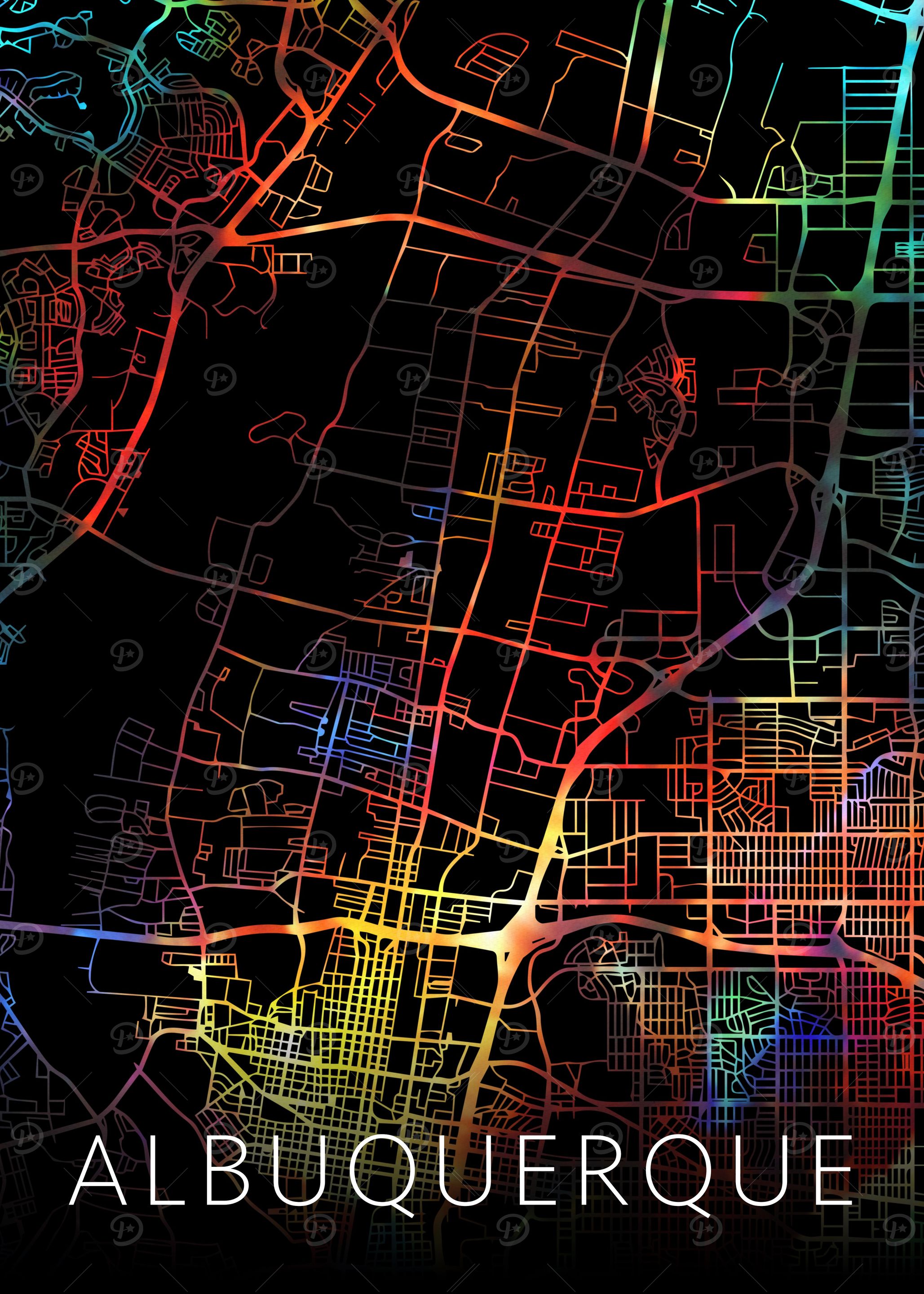 Albuquerque New Mexico Map