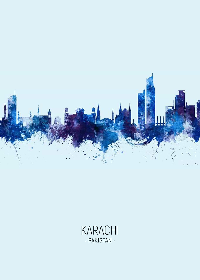 Karachi Pakistan Skyline