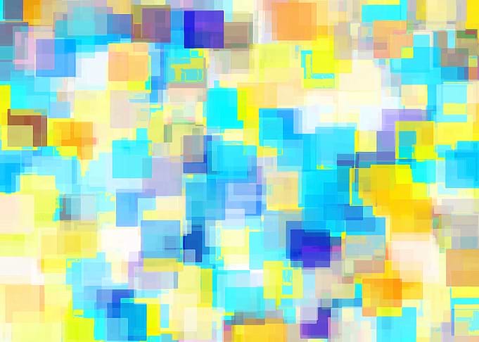 geometric pixel pattern