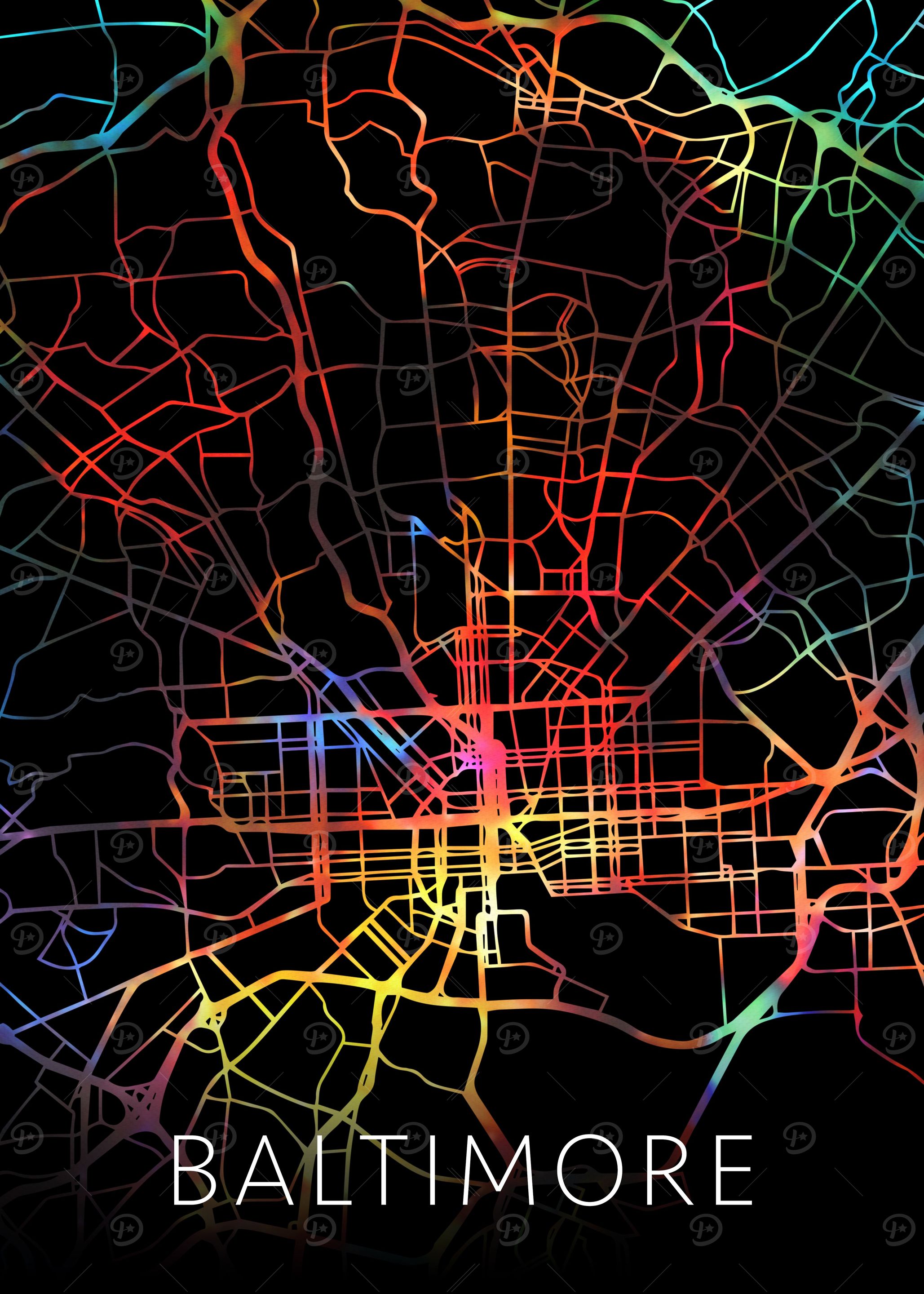 Baltimore Maryland Map