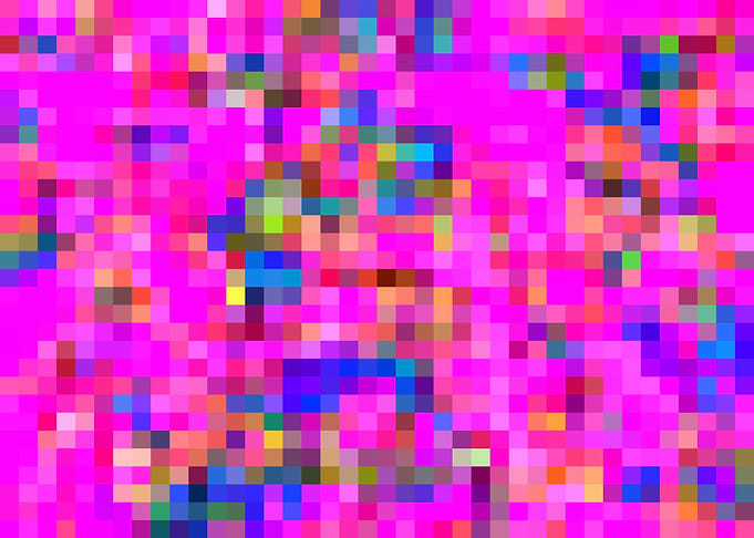geometric pixel pattern