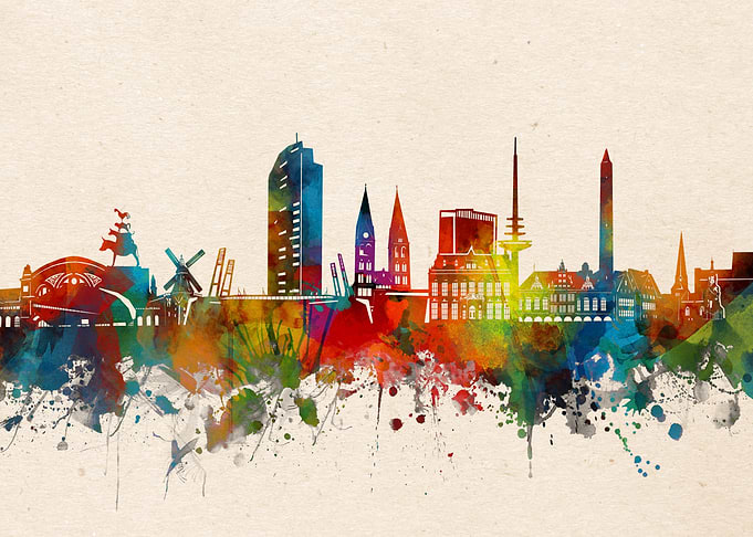 bremen watercolor