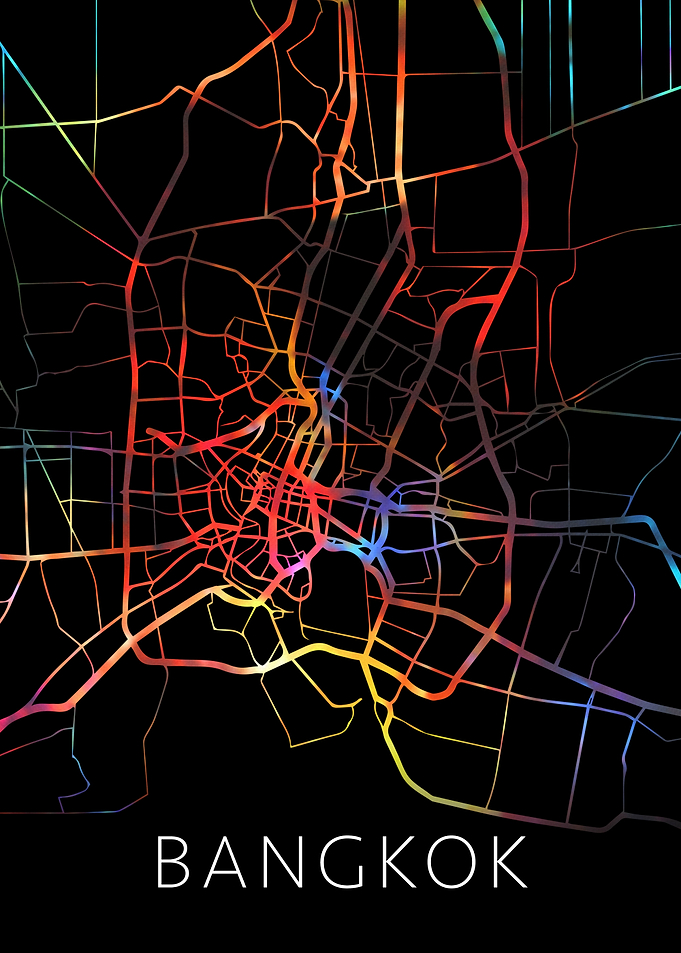 Bangkok Thailand City Map