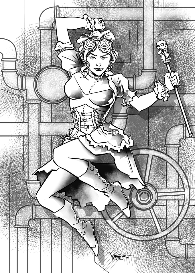 Steampunk girl