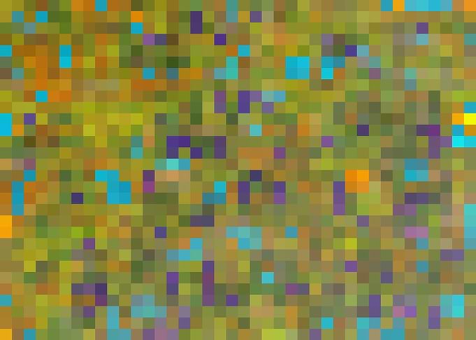 geometric pixel pattern