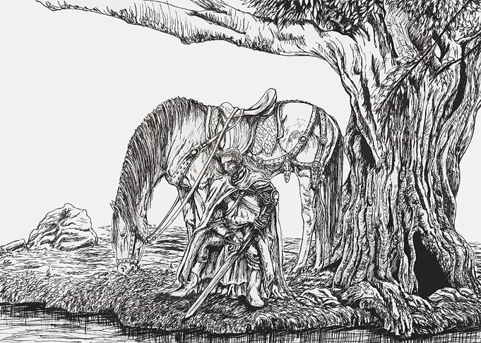 Resting Knight