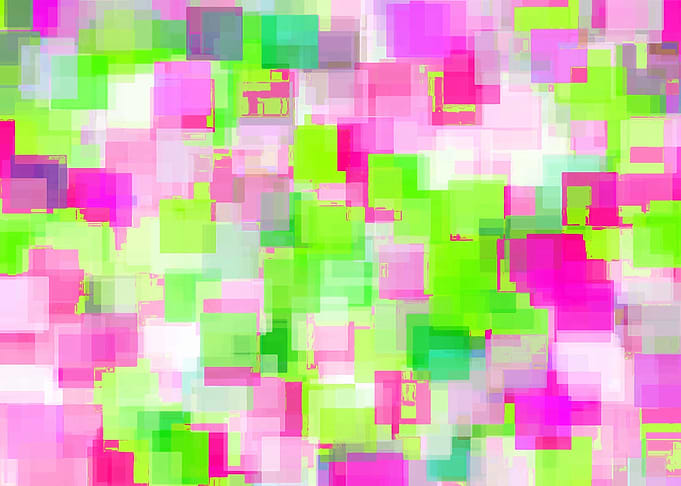 geometric pixel pattern