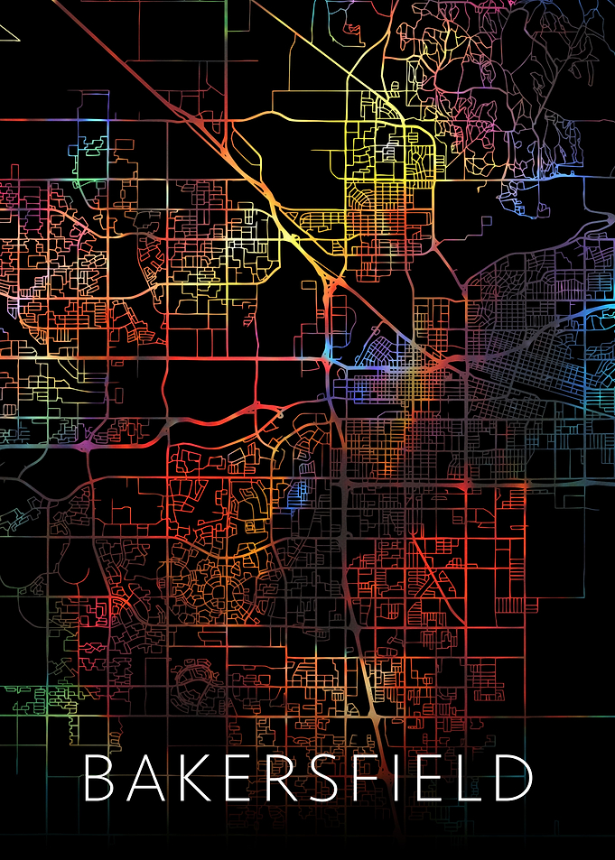 Bakersfield California Map