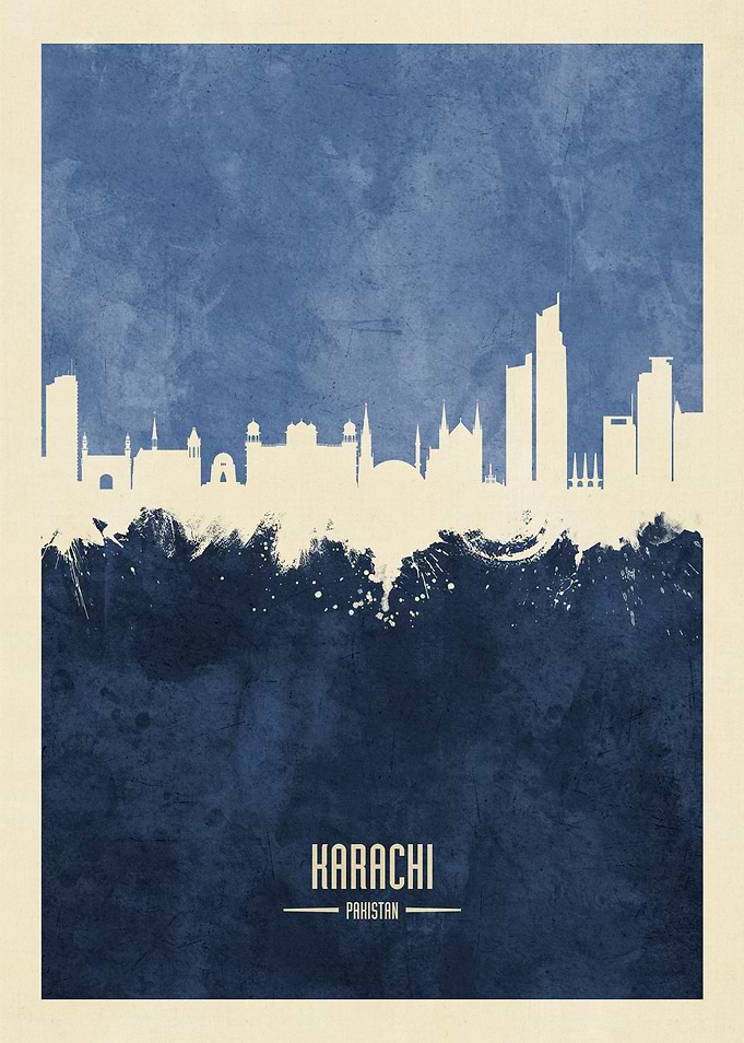Karachi Pakistan Skyline