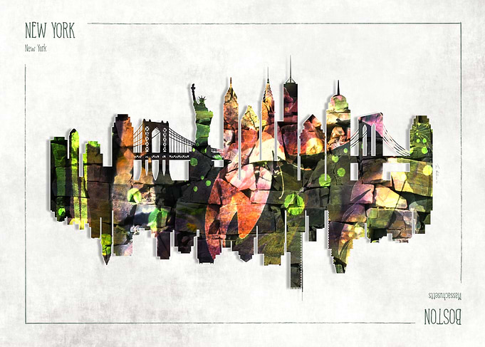 New York + Boston