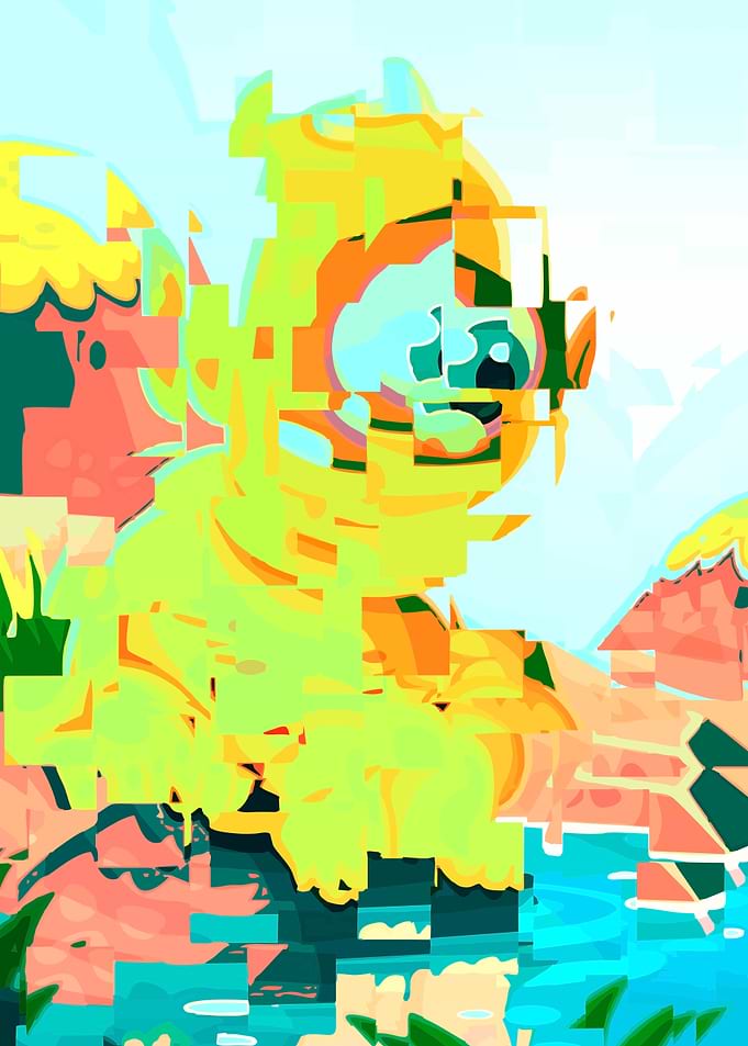 Abstract monster