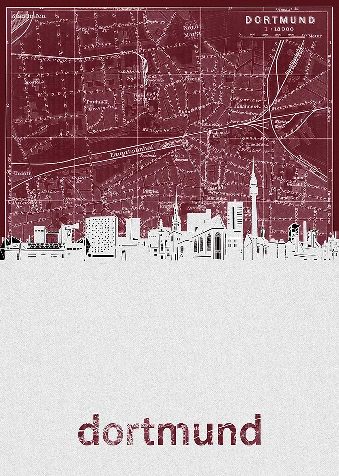dortmund skyline red