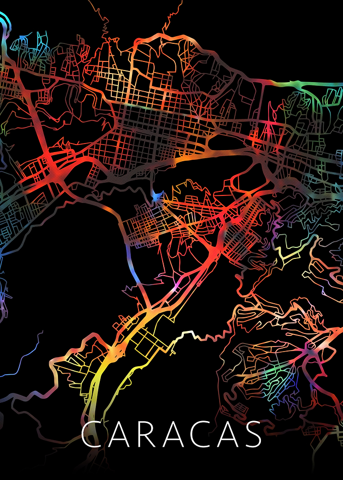 Caracas Venezuela City Map