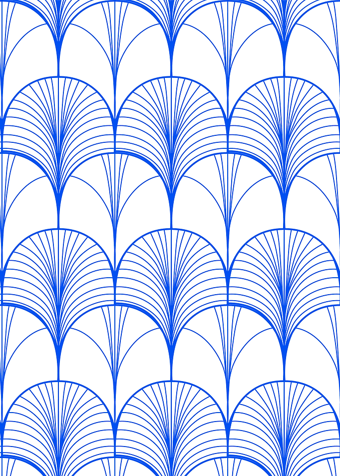 Art Deco Blue