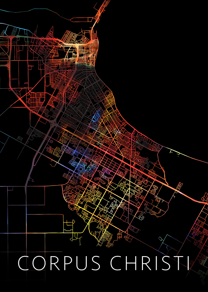 Corpus Christi Texas Map