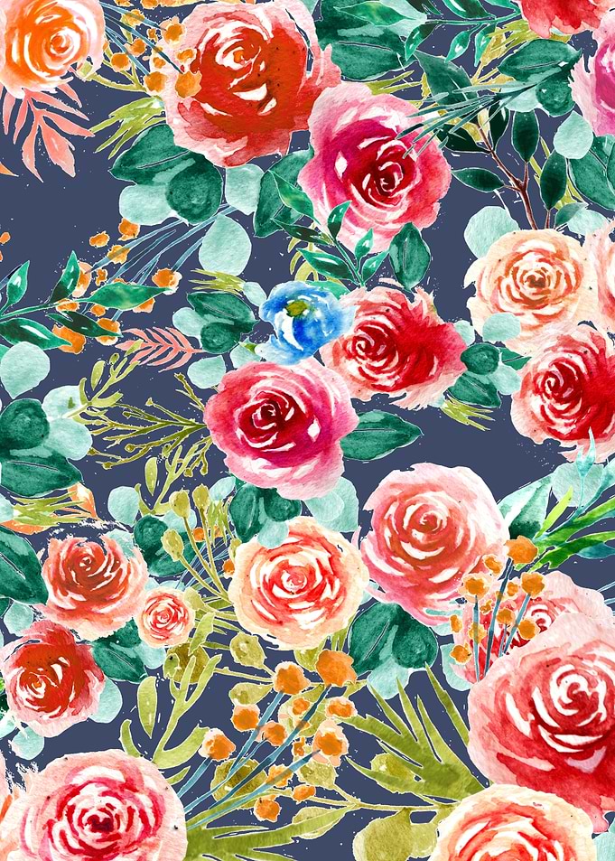 Full Bloom floral print
