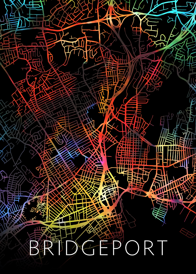Bridgeport CT City Map