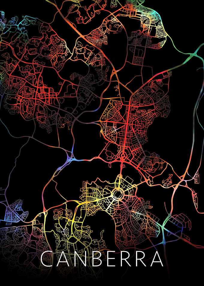 Canberra Australia Map