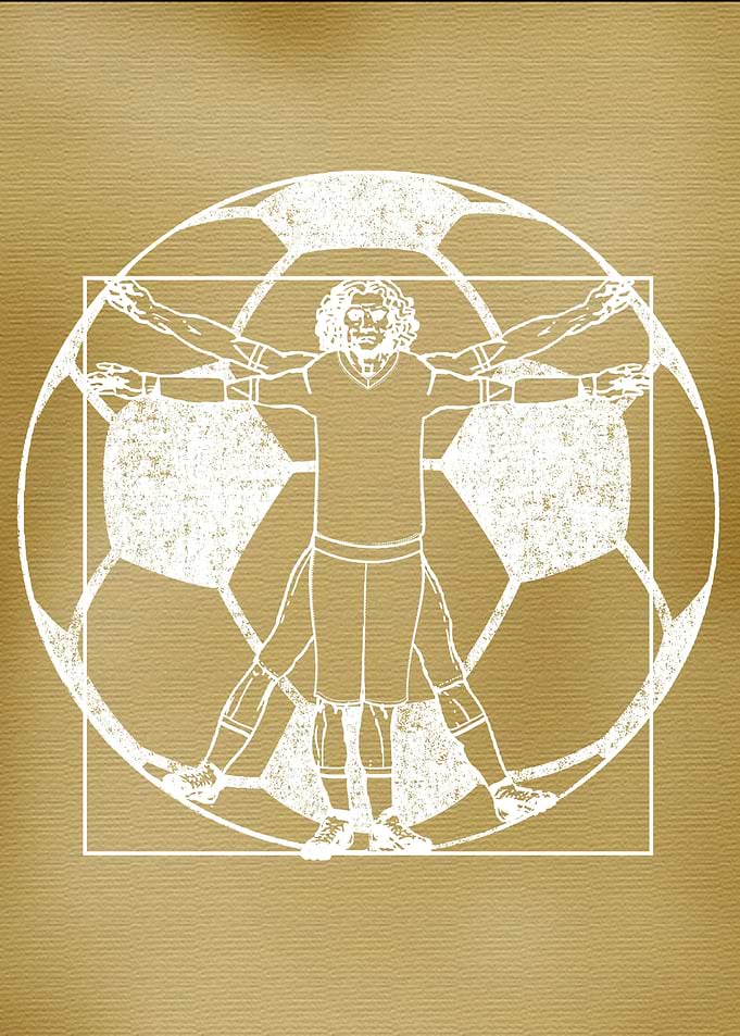 Vitruvian Man Soccer