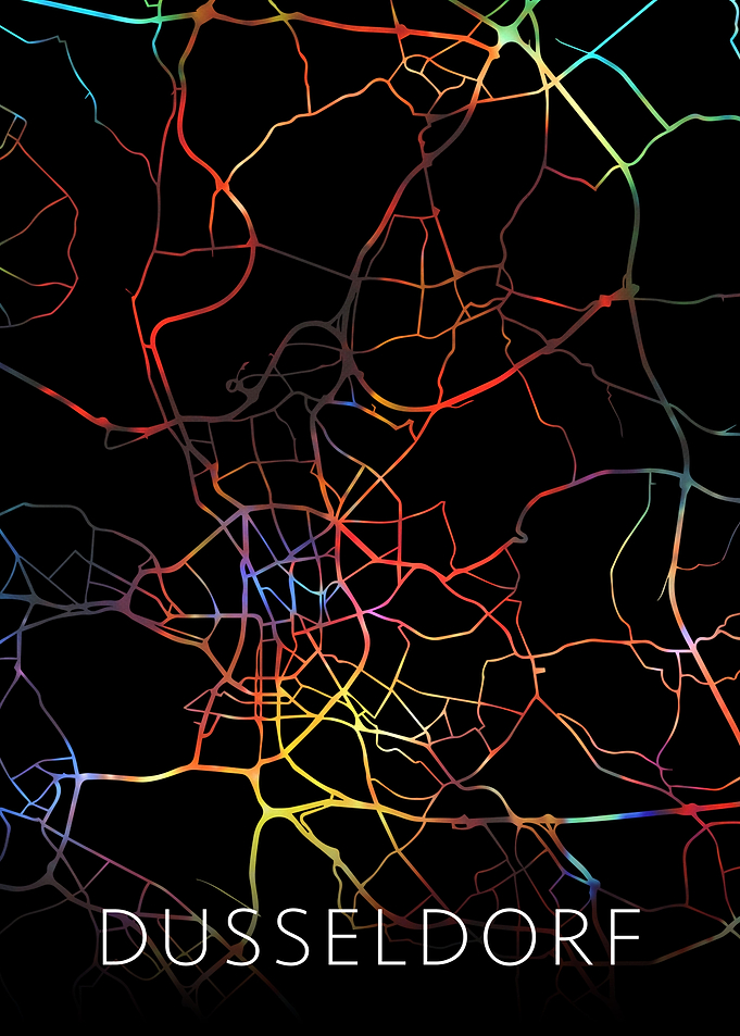 Dusseldorf Germany Map