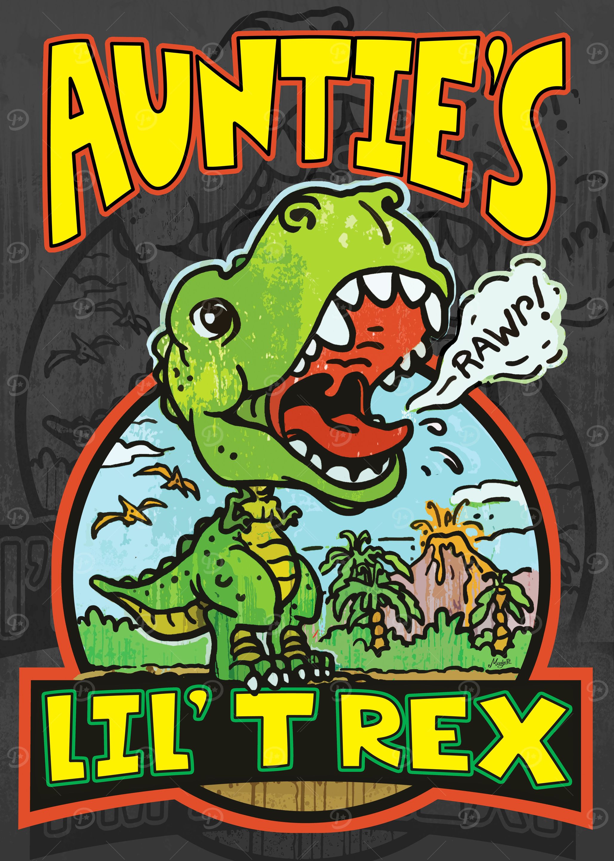 Aunties Lil T Rex 2