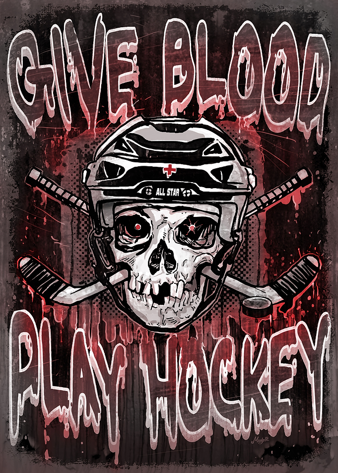 Give Blood Play Ice Hockey