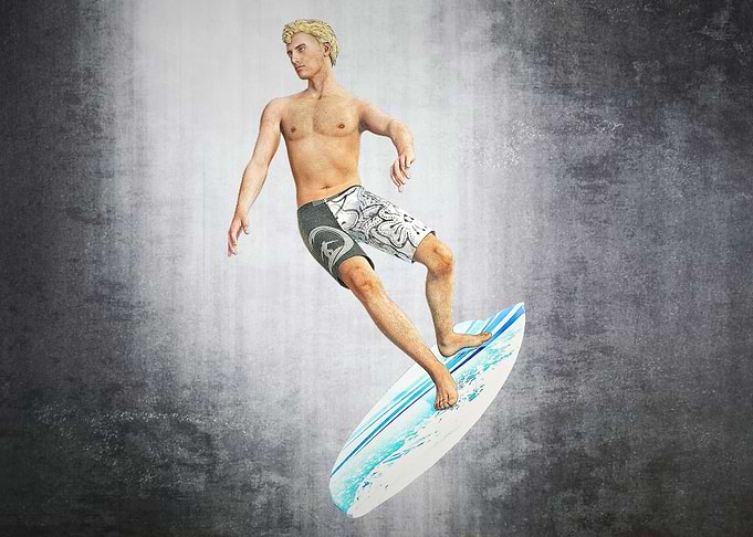 Surfing Down to the Right