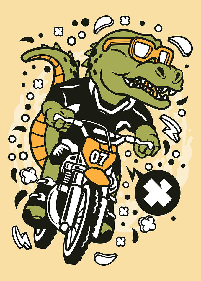 Trex Motocross Rider