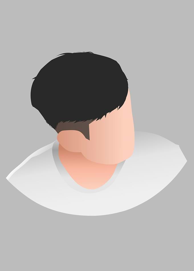 Cool Posed Flat Art