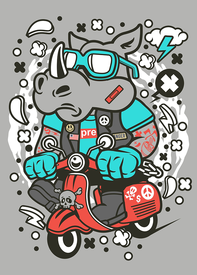 Rhino Scooterist