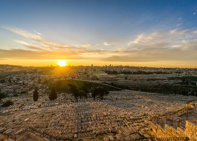 Sunset in Jerusalem Israel