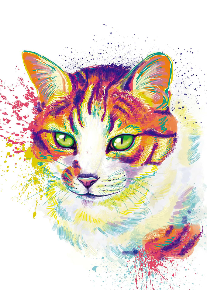 Inked Cat