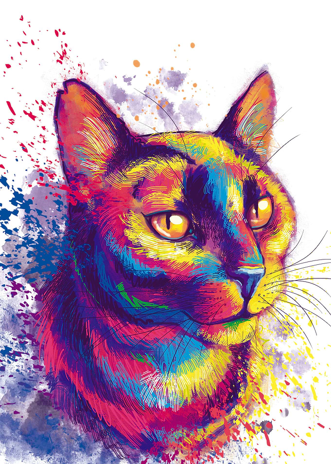 Inked Cat