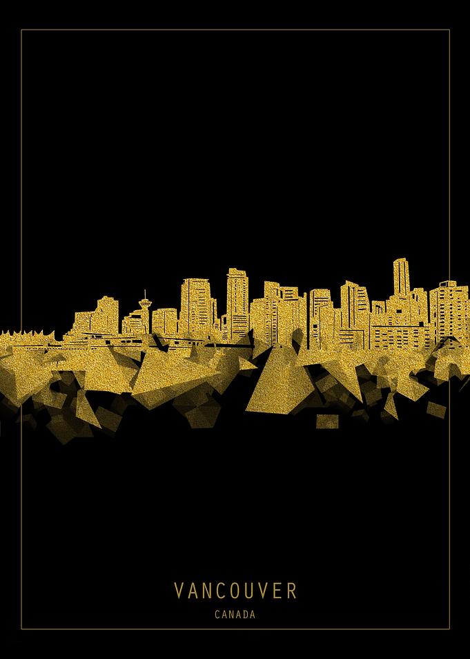 vancouver skyline gold
