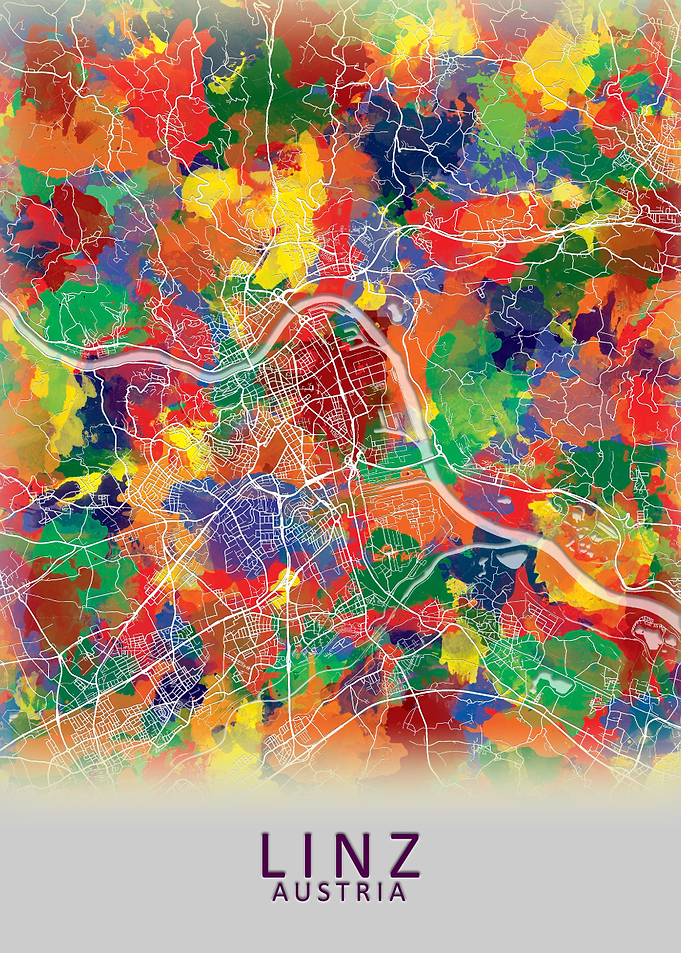 Linz Austria City Map