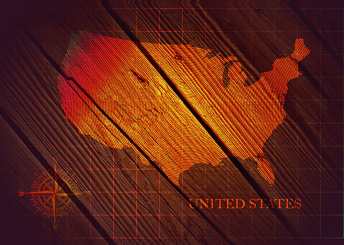 MAP OF THE UNITED STATES