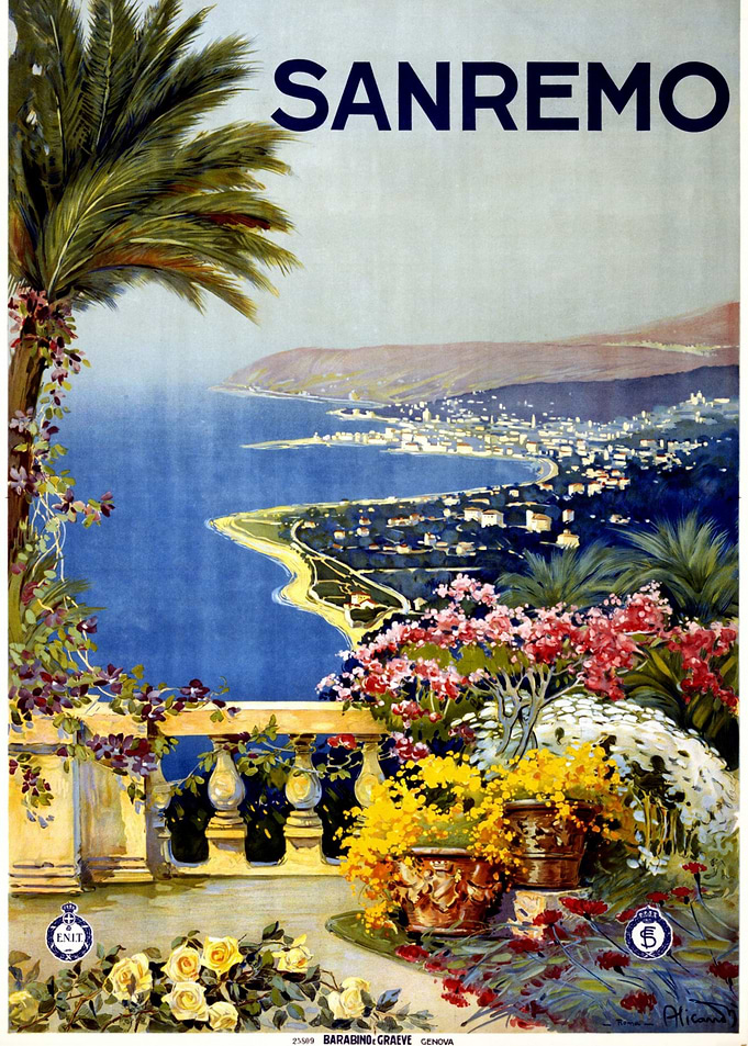 Travel Poster Sanremo
