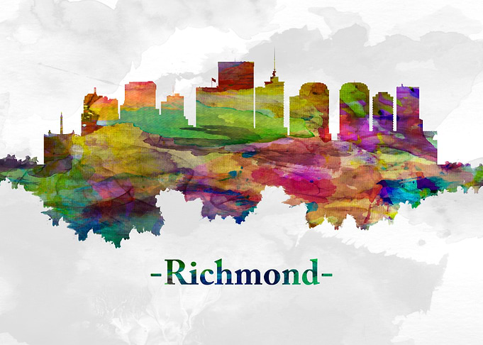 Richmond Virginia skyline