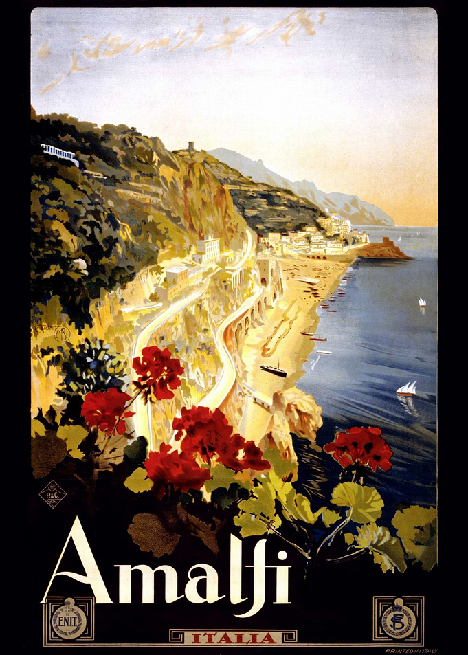 Travel Poster Amalfi