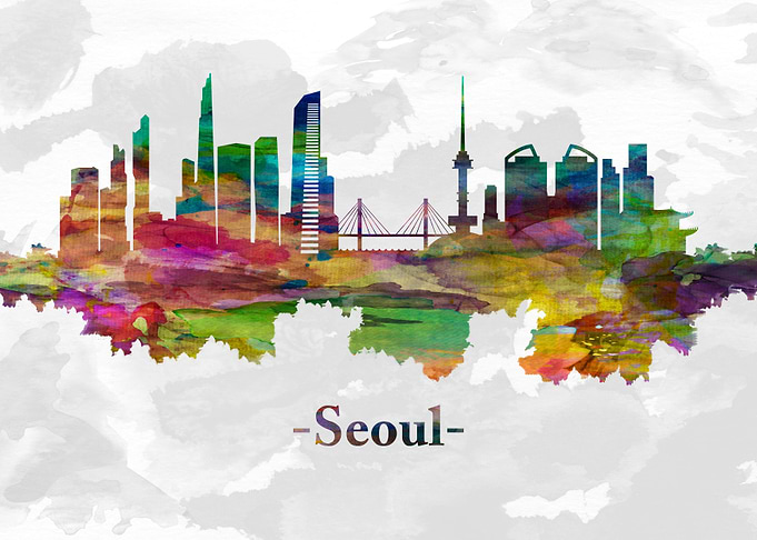 Seoul South Korea skyline