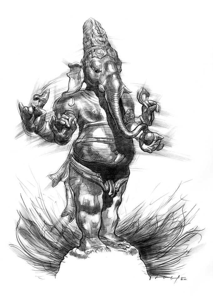 Ganesha sculpture