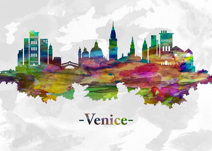 Venice Italy skyline