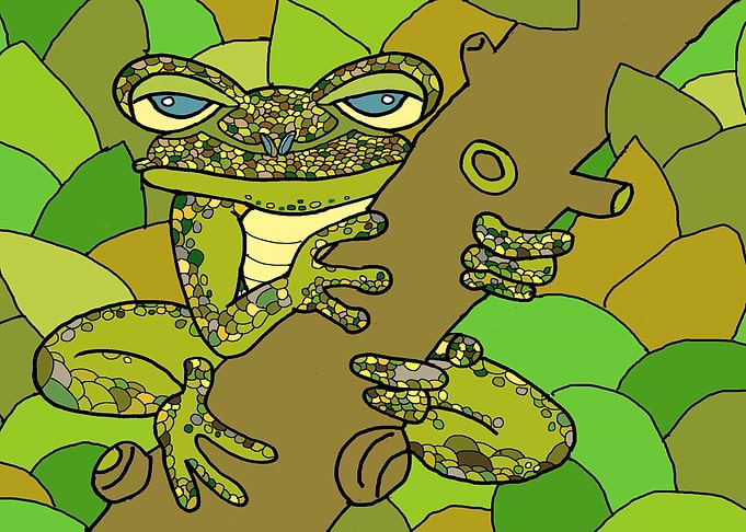 The tree frog